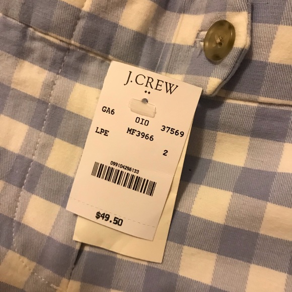 J Crew Factory Gingham Shorts 3” inseam - Picture 4 of 4